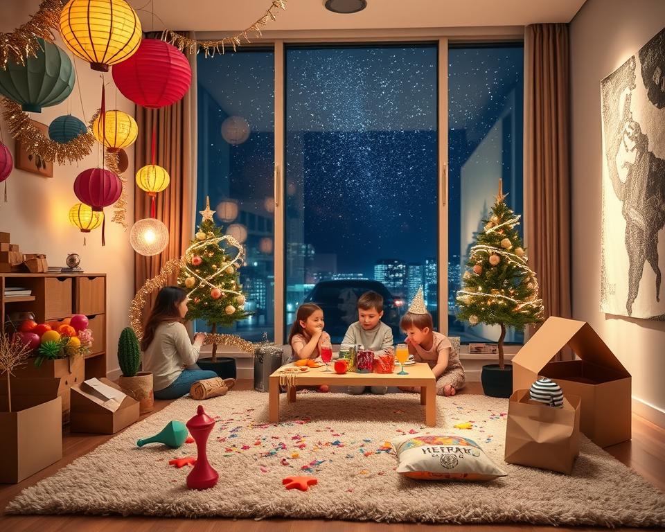 Kindgerechte Silvesterdeko