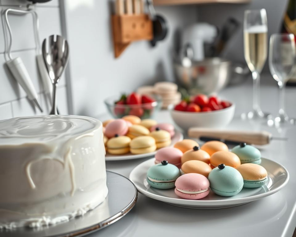 Vorbereitung Silvesterdesserts